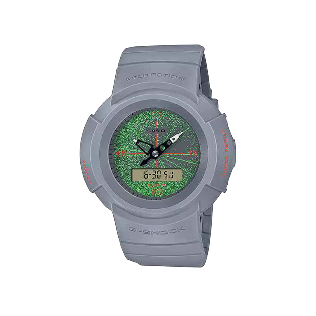 ساعت مچی مردانه جی شاک بند سیلیکونی مدل AW-500MNT-8ADR کاسیو جی شاک |CASIO-G-SHOK