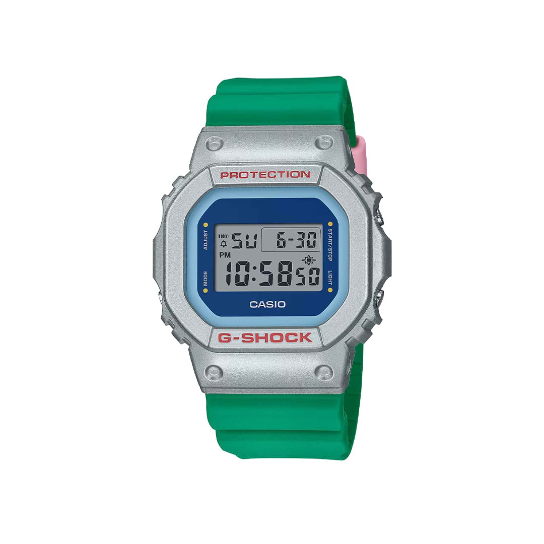 ساعت مچی مردانه جی شاک بند سیلیکونی مدل DW-5600EU-8A3DR کاسیو جی شاک |CASIO-G-SHOK