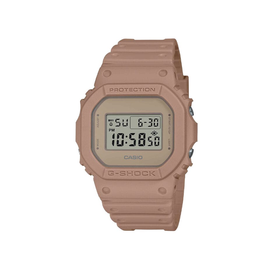 ساعت مچی مردانه جی شاک بند سیلیکونی مدل DW-5600NC-5DR کاسیو جی شاک |CASIO-G-SHOK