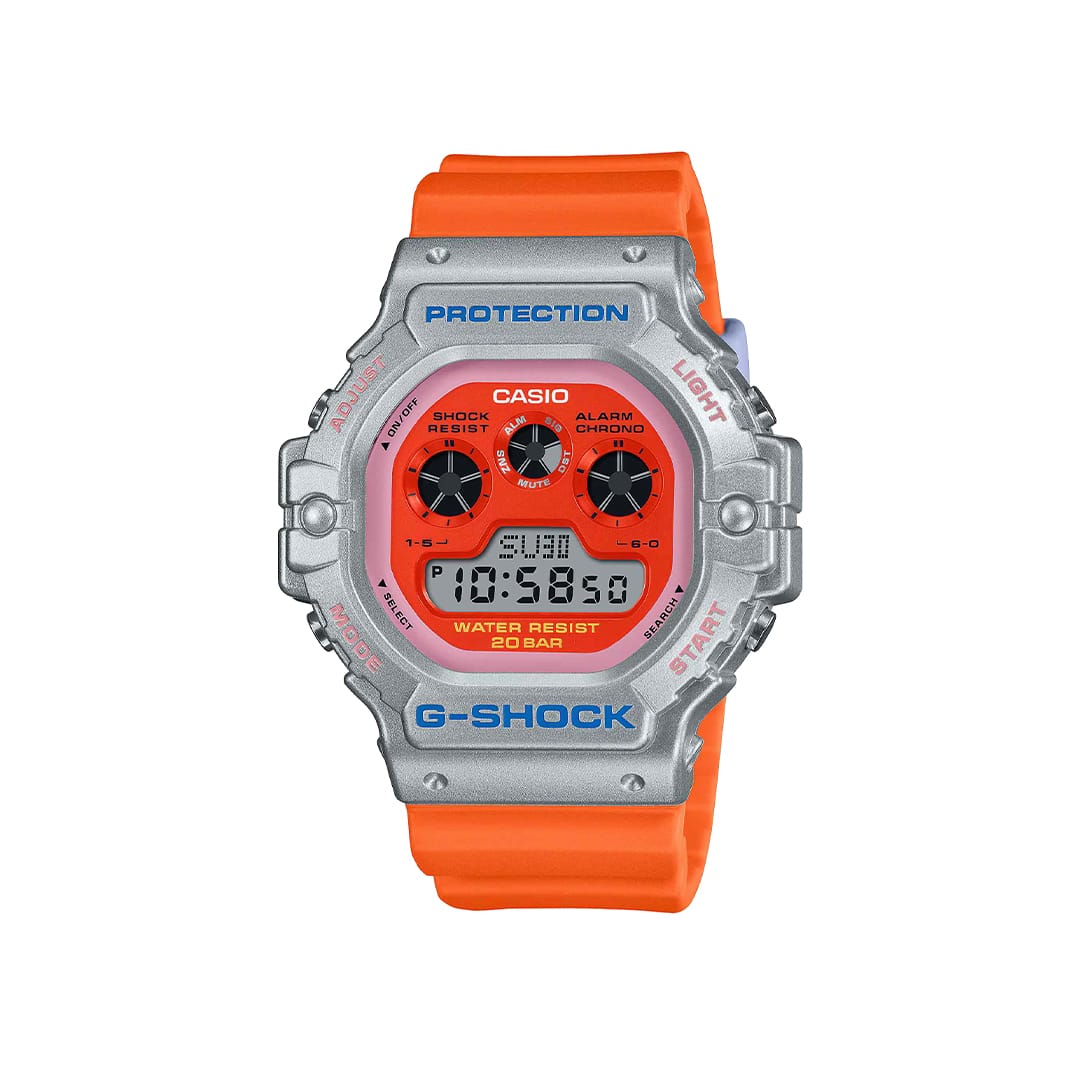 ساعت مچی مردانه جی شاک بند سیلیکونی مدل DW-5900EU-8A4DR کاسیو جی شاک |CASIO-G-SHOK