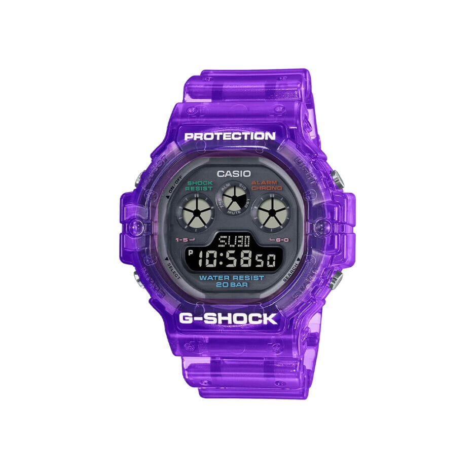 ساعت مچی مردانه جی شاک بند سیلیکونی مدل DW-5900JT-6DR کاسیو جی شاک |CASIO-G-SHOK