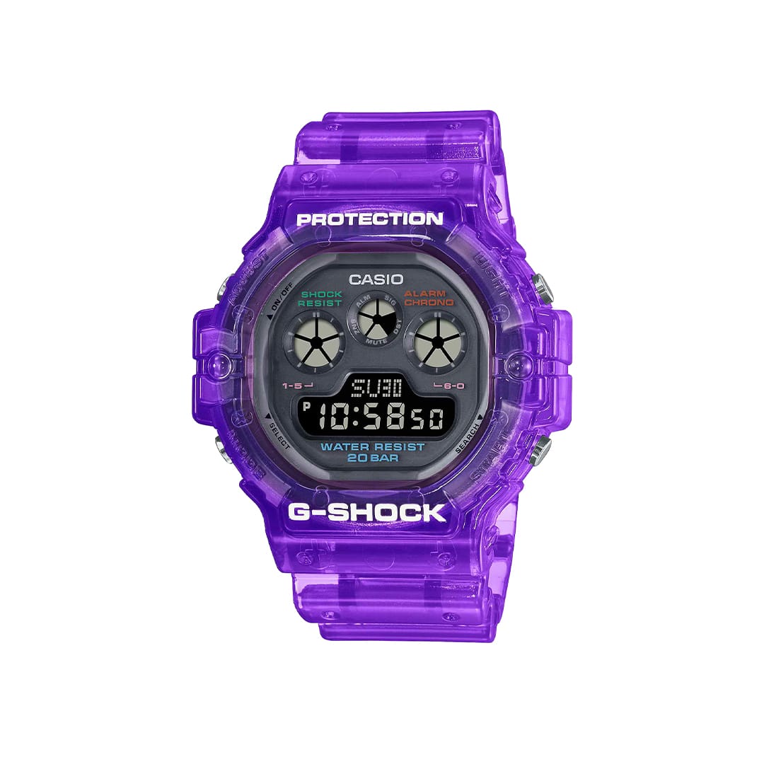 ساعت مچی مردانه جی شاک بند سیلیکونی مدل DW-5900JT-6DR کاسیو جی شاک |CASIO-G-SHOK