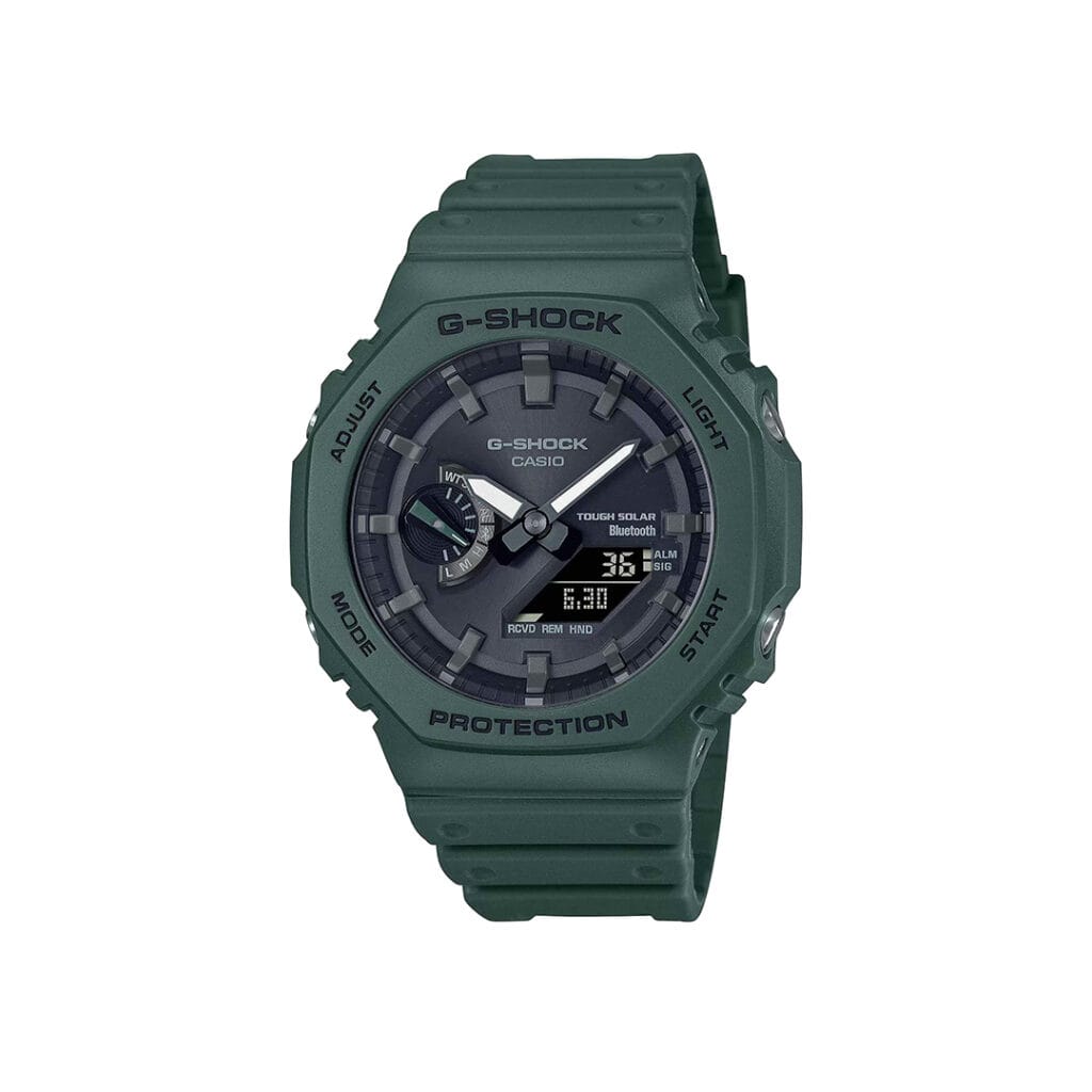 ساعت مچی مردانه جی شاک بند سیلیکونی مدل GA-B2100-3ADR کاسیو جی شاک |CASIO-G-SHOK