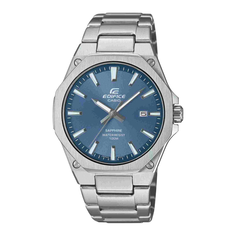 ساعت مچی مردانه کاسیو بند استیل مدل EFR-S108D-2AUFD کاسیو ادی فایس |CASIO-EDIFICE