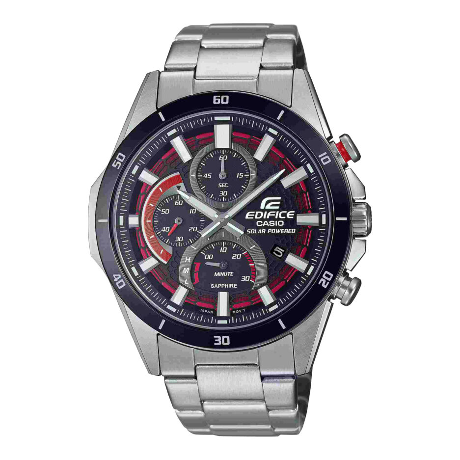 ساعت مچی مردانه کاسیو بند استیل مدل EFS-S610DB-1AVUDF کاسیو ادی فایس |CASIO-EDIFICE