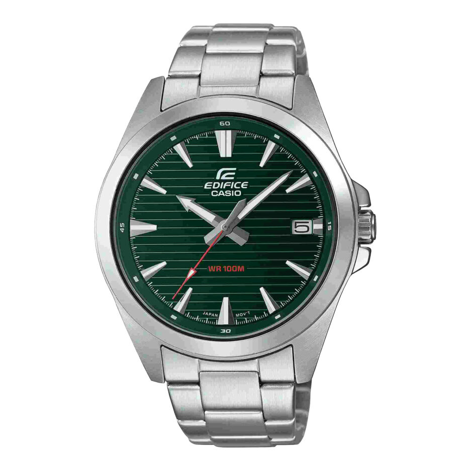 ساعت مچی مردانه کاسیو بند استیل مدل EFV-140D-3AVUDF کاسیو ادی فایس |CASIO-EDIFICE