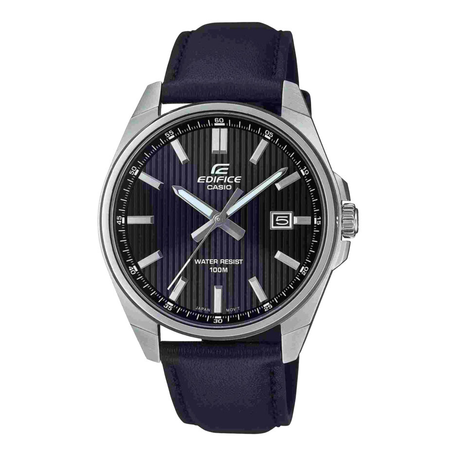 ساعت مچی مردانه کاسیو بند چرم مدل EFV-150L-1AVUDF کاسیو ادی فایس |CASIO-EDIFICE