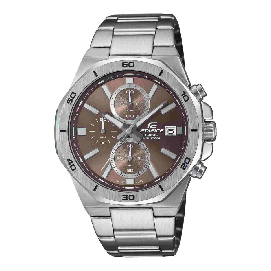 ساعت مچی مردانه کاسیو بند استیل مدل EFV-640D-5AVUDF کاسیو ادی فایس |CASIO-EDIFICE
