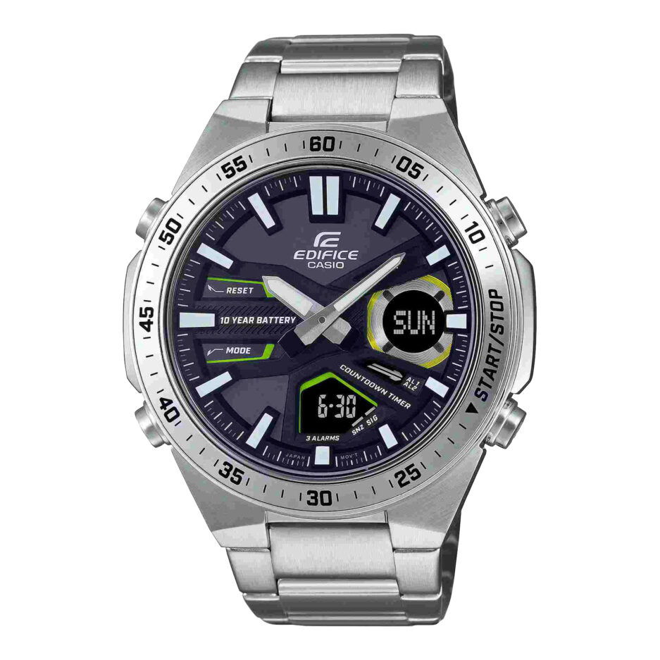ساعت مچی مردانه کاسیو بند استیل مدل EFV-C110D-1A3VDF کاسیو ادی فایس |CASIO-EDIFICE