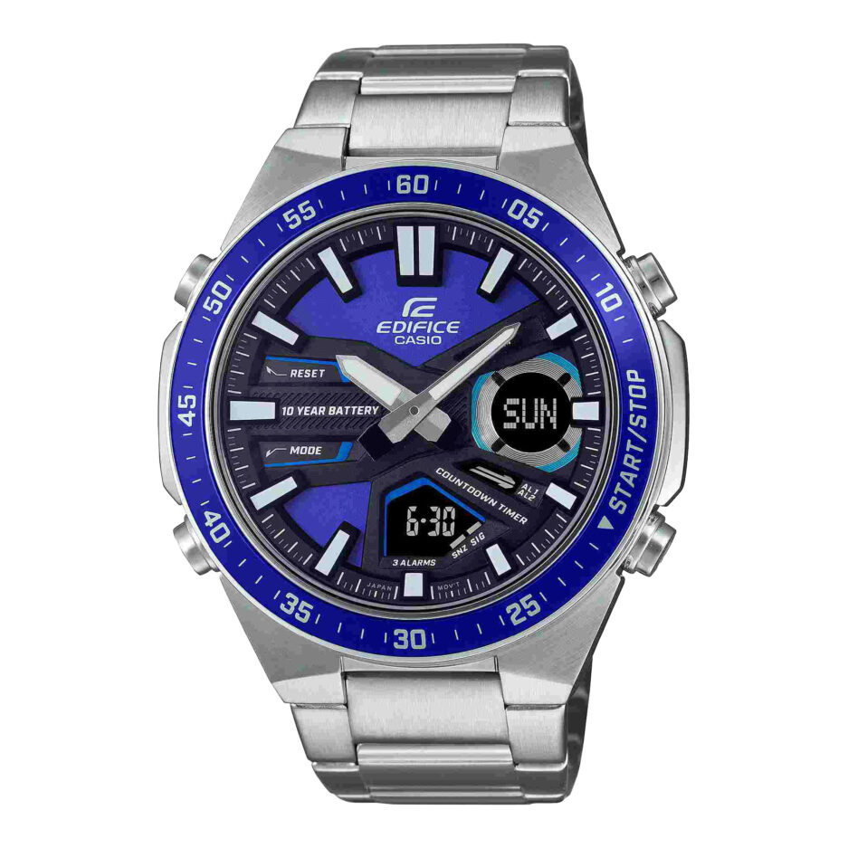 ساعت مچی مردانه کاسیو بند استیل مدل EFV-C110D-2AVDF کاسیو ادی فایس |CASIO-EDIFICE