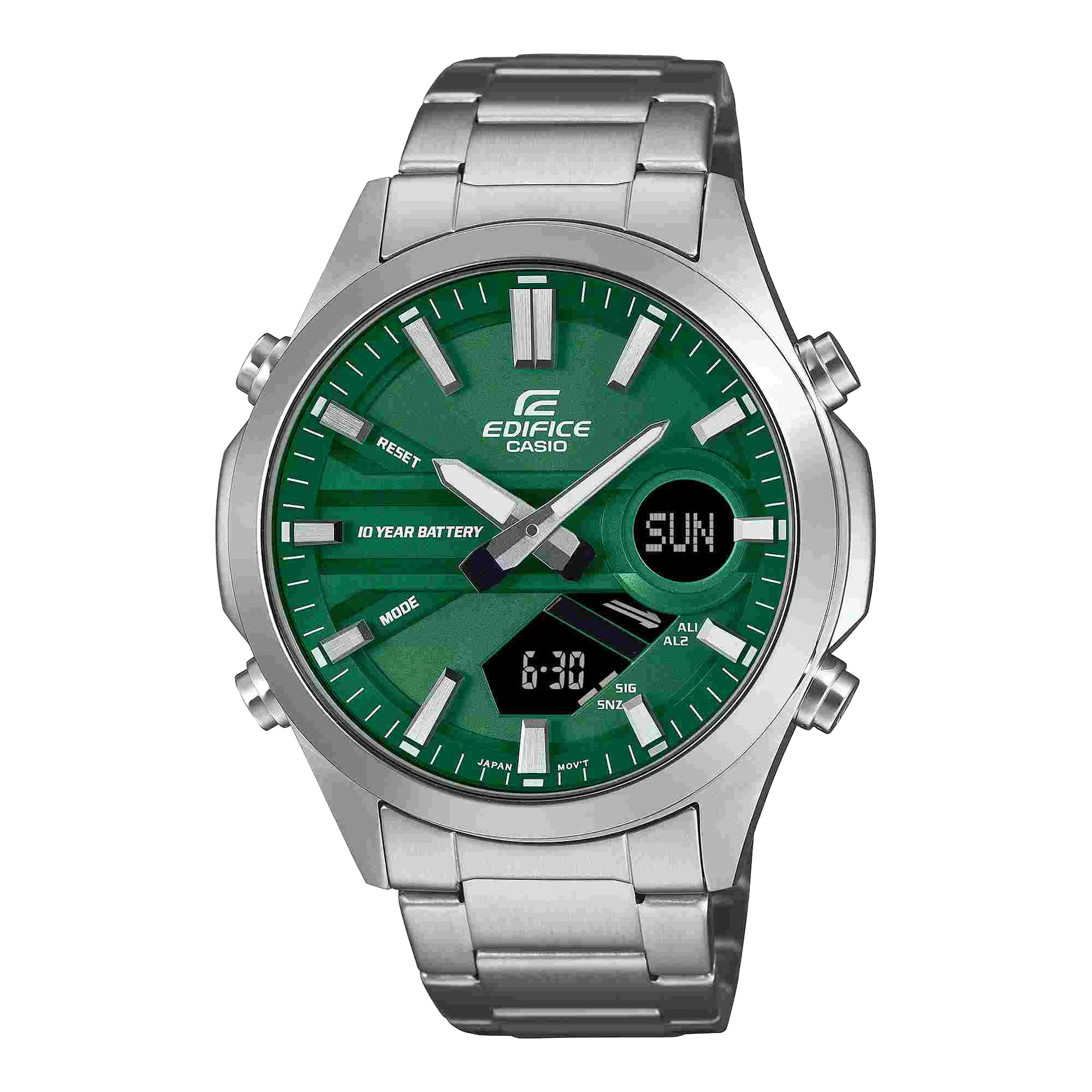ساعت مچی مردانه کاسیو بند استیل مدل EFV-C120D-3AVDF کاسیو ادی فایس |CASIO-EDIFICE