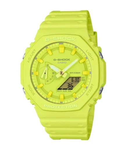ساعت مچی مردانه جی شاک بند سیلیکونی مدل GA-2100-9A9DR کاسیو جی شاک |CASIO-G-SHOK