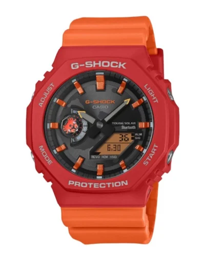 ساعت مچی مردانه جی شاک بند سیلیکونی مدل GA-2100RW-1ADR کاسیو جی شاک |CASIO-G-SHOK
