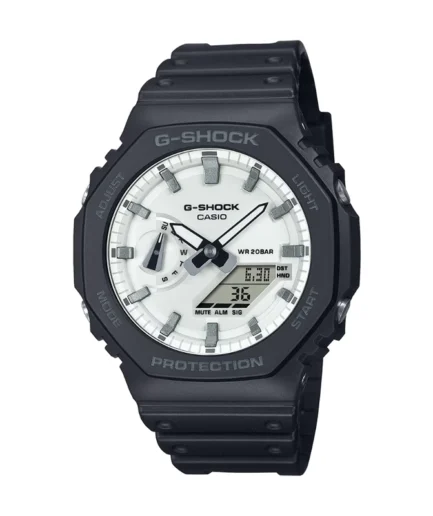 ساعت مچی مردانه جی شاک بند سیلیکونی مدل GA-2100WD-1ADR کاسیو جی شاک |CASIO-G-SHOK