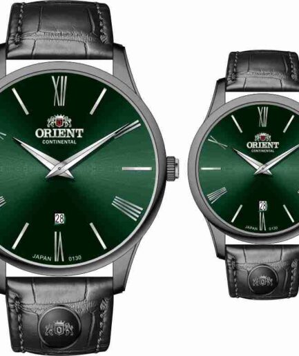 ساعت مچی ست بند چرم مشکی مدل 0130 برند اورینت | Orient