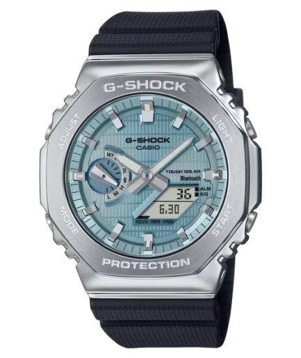 ساعت مچی مردانه جی شاک بند سیلیکونی مدل GBM-2100A-1A2DR کاسیو جی شاک |CASIO-G-SHOK