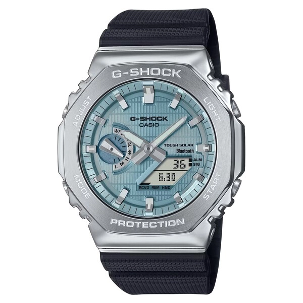 ساعت مچی مردانه جی شاک بند سیلیکونی مدل GBM-2100A-1A2DR کاسیو جی شاک |CASIO-G-SHOK