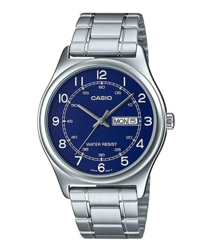 ساعت مچی مردانه بند استیل مدل MTP-V006D-2B برند کاسیو |CASIO