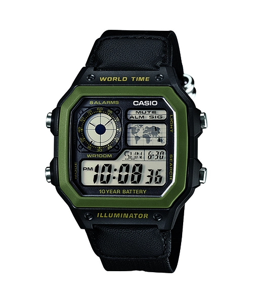 ساعت مچی مردانه مدل AE-1200WHB-1B برند کاسیو |CASIO
