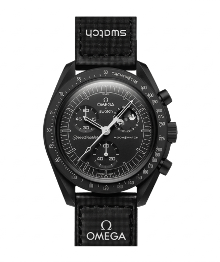 ساعت سواچ مدل MISSION TO THE MOONPHASE – NEW MOON SO33B700