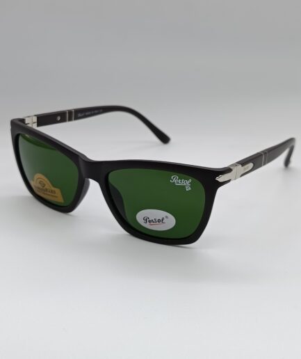 عینک پرسول زنانه | persol | مشکی با شیشه سبز