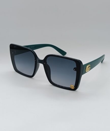 عینک آفتابی زنانه گوچی غیر پولار | Gucci | سبز