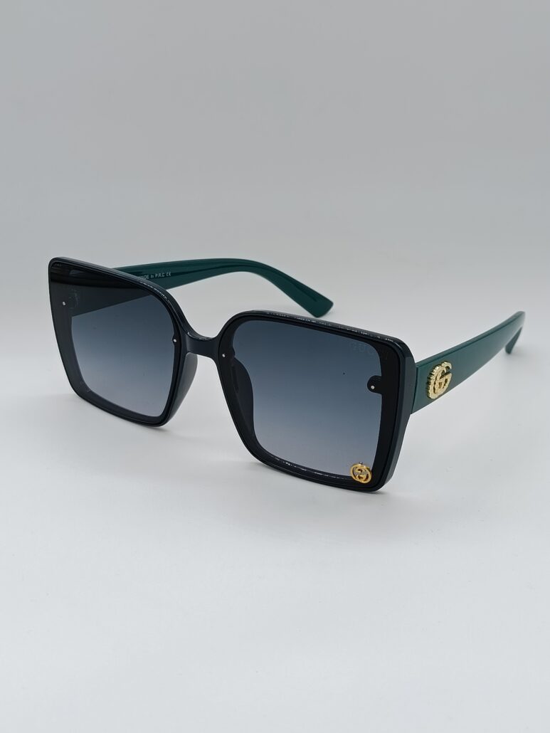 عینک آفتابی زنانه گوچی غیر پولار | Gucci | سبز