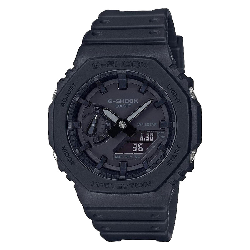 ساعت مچی مردانه جی شاک بند سیلیکونی مدل GA-2100-1A1DR کاسیو جی شاک |CASIO-G-SHOK