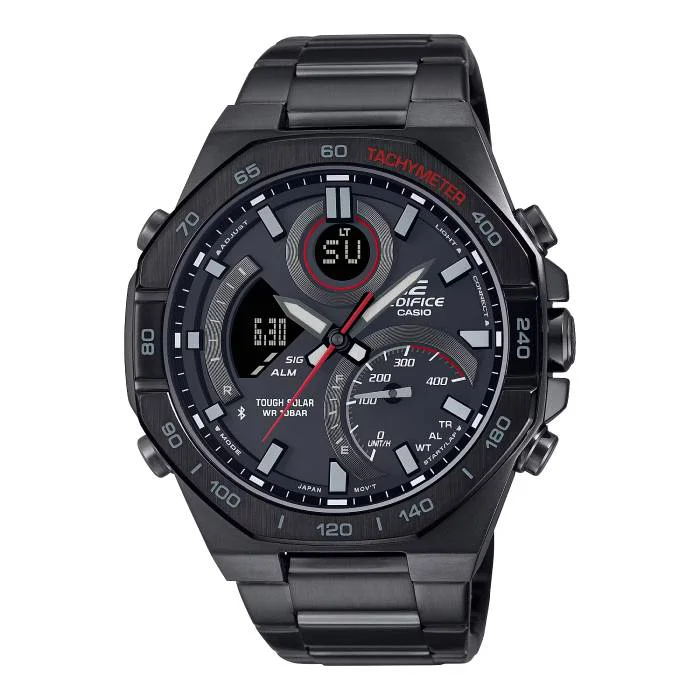 ساعت مچی مردانه کاسیو بند استیل مشکی مدل ECB-950DC-1ADF کاسیو ادی فایس |CASIO-EDIFICE