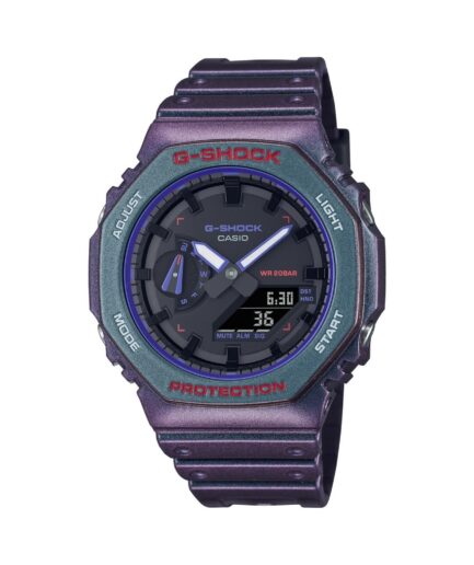 ساعت مچی مردانه جی شاک بند سیلیکونی مدل GA-2100AH-6ADR کاسیو جی شاک |CASIO-G-SHOK